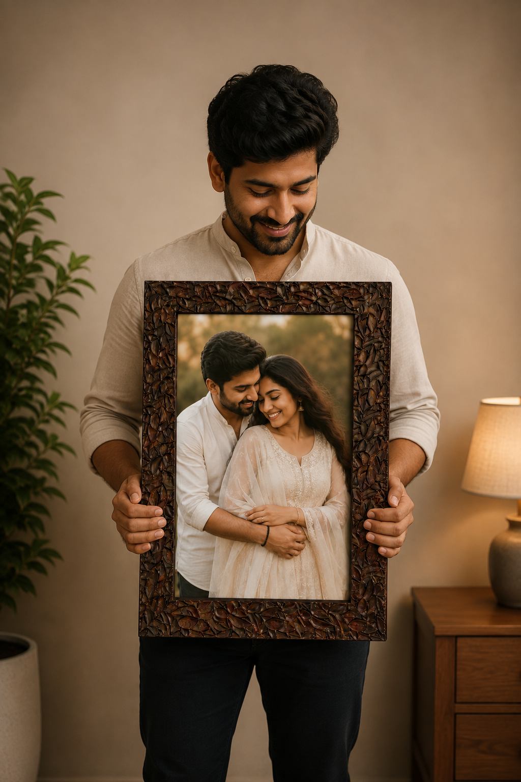 Personalized Single Photo Frame – Premium Frame with Matte Finish