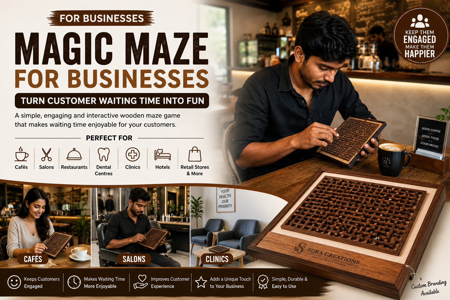 Magic Maze for Businesses | Turn Customer Waiting Time Into Fun